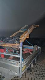 Transportband onderlosser, 100 liter of meer, Ophalen, Transportkar