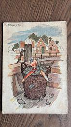 H.Rotgans. De reis van Houtepiet.Houtepiet in mand met vis, Ophalen of Verzenden, 1920 tot 1940, Gelopen, Overige thema's