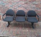 Robuuste 3-persoons wachtkamerbank, Huis en Inrichting, Stoelen, Ophalen, Gebruikt