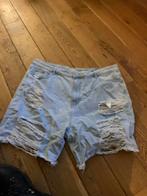 Shein 3XL gescheurde denim shorts, Kleding | Dames, Broeken en Pantalons, Kort, Blauw, Maat 46/48 (XL) of groter, Ophalen of Verzenden