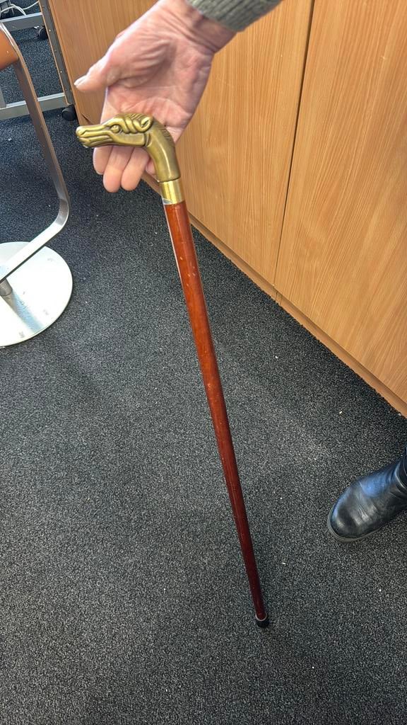 Koperen wandelstok, Ophalen, Zo goed als nieuw