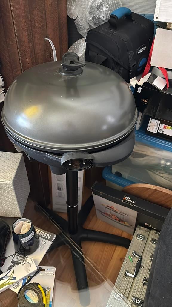 Electrische barbeque, zgan, Tuin en Terras, Elektrische barbecues, Ophalen, Zo goed als nieuw