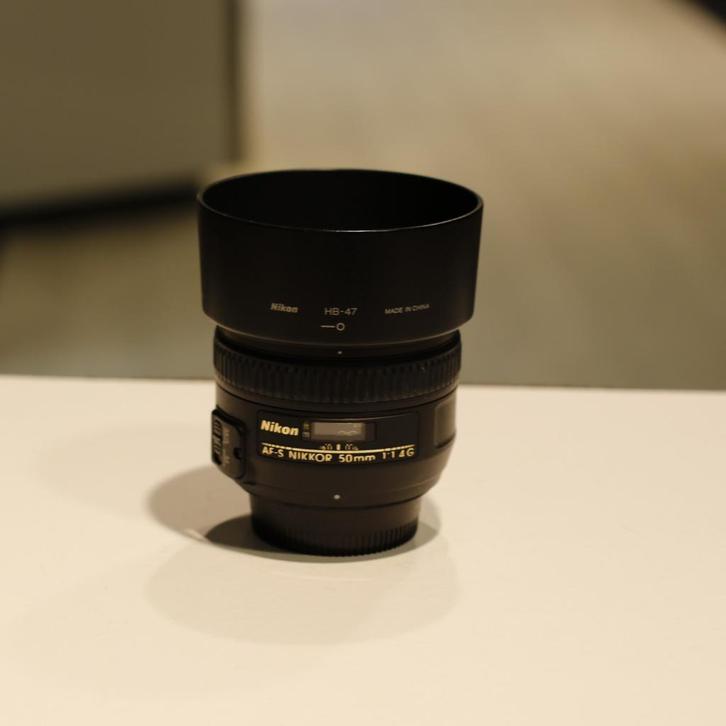 Nikon 50mm f1.4G (Hoofddorp), Audio, Tv en Foto, Fotografie | Lenzen en Objectieven, Zo goed als nieuw, Standaardlens