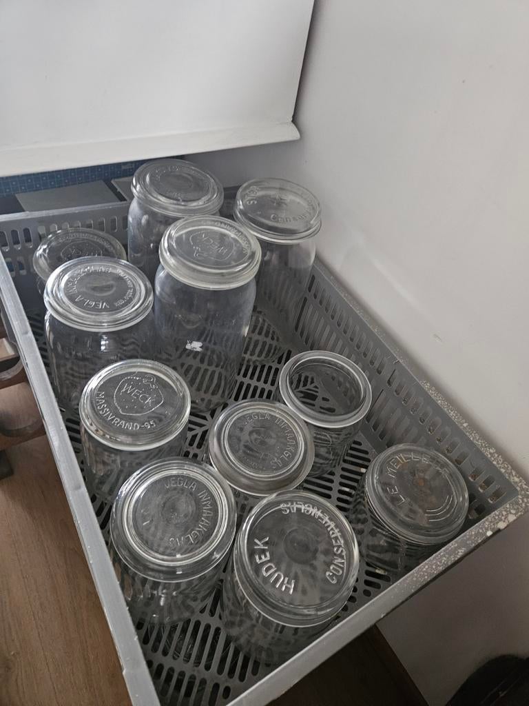 Gebruikte weckpotten, diverse merken en maten, Ophalen, Gebruikt