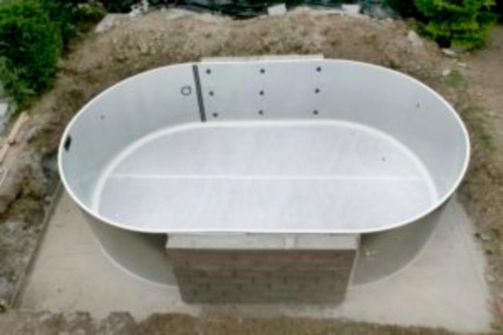 Eettafel Carl Deens ovaal melamine eiken 240 x 120 cm