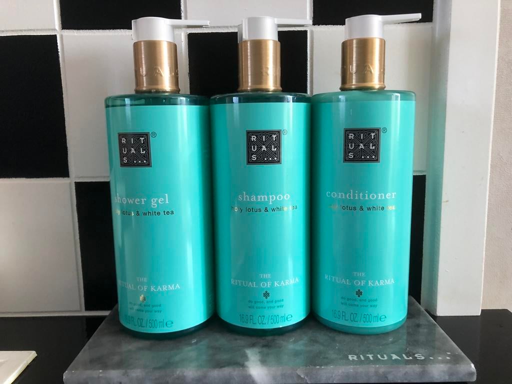 Rituals of Karma pompflacons 300/500 ml, Ophalen of Verzenden, Nieuw