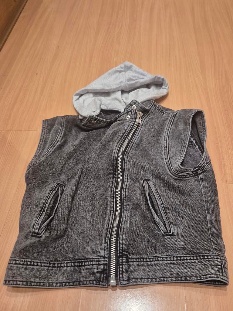 Seven Sisters spijkerjasje mouwloos met capuchon, Ophalen of Verzenden