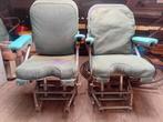 EX KLM DC-7C CAPTAIN & CO-PILOT COCKPIT SEATS., Ophalen of Verzenden, Gebruikt, Overige typen