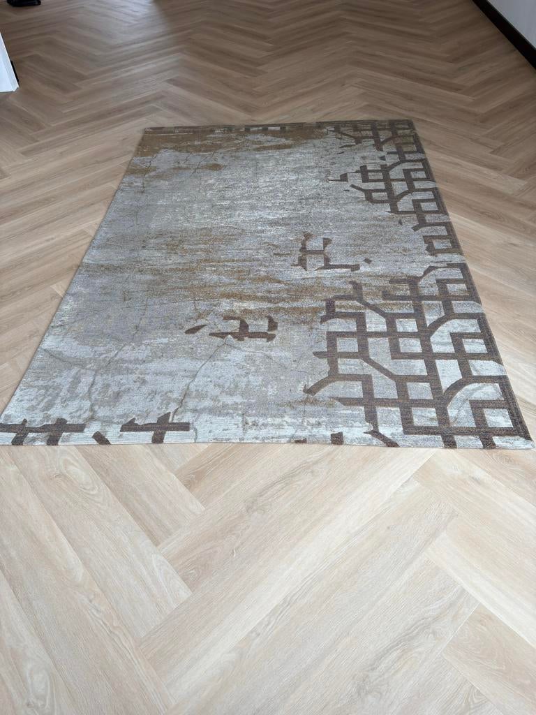 Modern vloerkleed Beside Rugs Moonstrike Bronze 155x230 cm, Bruin, 150 tot 200 cm, 200 cm of meer, Ophalen of Verzenden