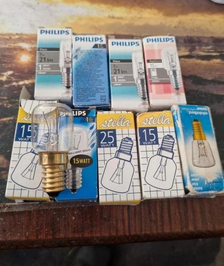 Afzuigkaplampjes of kastlampjes zie foto's per stuk €1,00, Ophalen, E14 (klein), Overige typen