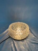 Vintage glazen plafondlamp of wandlamp met bubbel glas, Ophalen of Verzenden, Gebruikt, Glas