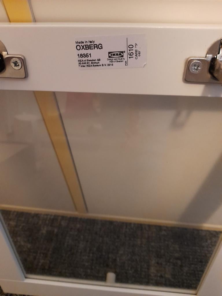 IKEA Oxberg Deurtje voor Billy Boekenkast - Wit, Ophalen of Verzenden