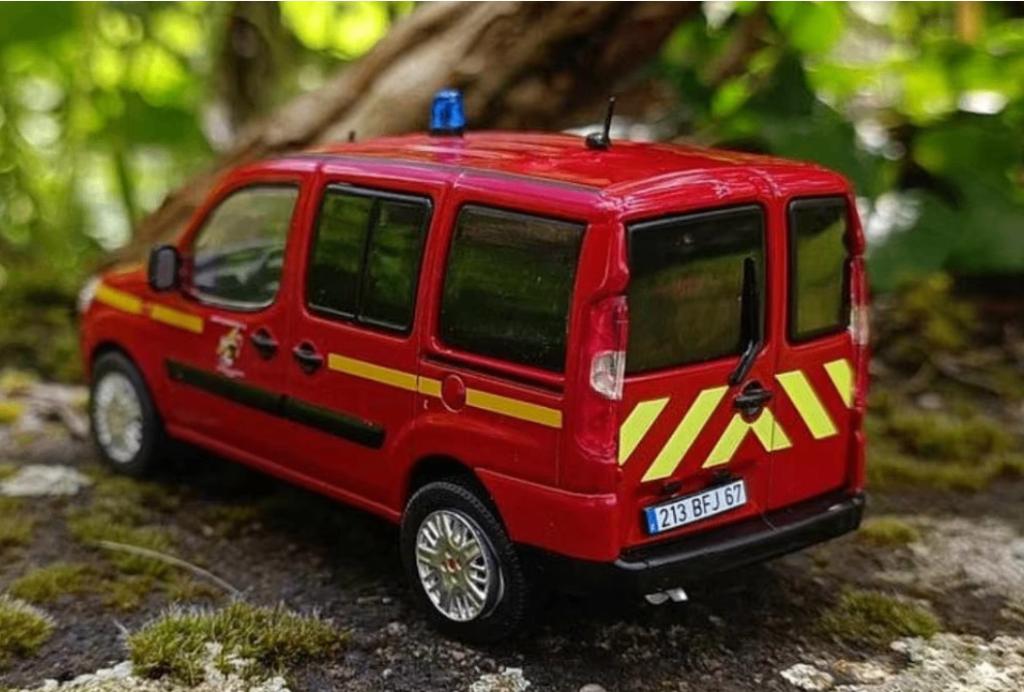 Fiat Doblo VLCDG Bas-Rhin BRANDWEER schaal 1/43 # 62, Verzenden, Nieuw, Auto, Overige merken