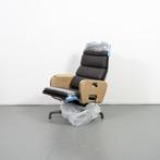 2x Vitra Eames EA 222 Soft Pad Lounge Bruin Leer - Chroom, Huis en Inrichting, Fauteuils, Niet ingevuld, Niet ingevuld, Nieuw