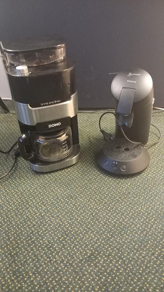 Koffie bonen machine en senseo apparaat, Witgoed en Apparatuur, Koffiezetapparaten, Ophalen of Verzenden, Koffiemachine