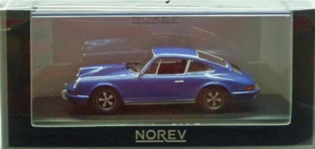 Porsche 911 S 2,4l 1973 blauw schaal 1/43 NOREV ref: 750055, Verzenden, Nieuw, Auto, Norev