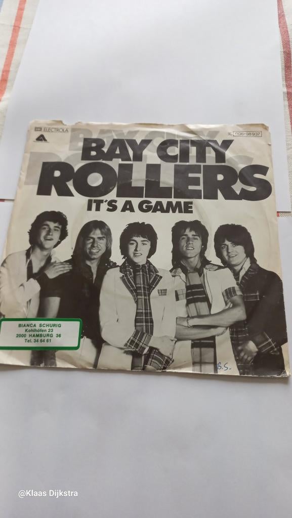 Bay City Rollers - It's a Game, Cd's en Dvd's, Vinyl Singles, Ophalen of Verzenden, Gebruikt, Pop