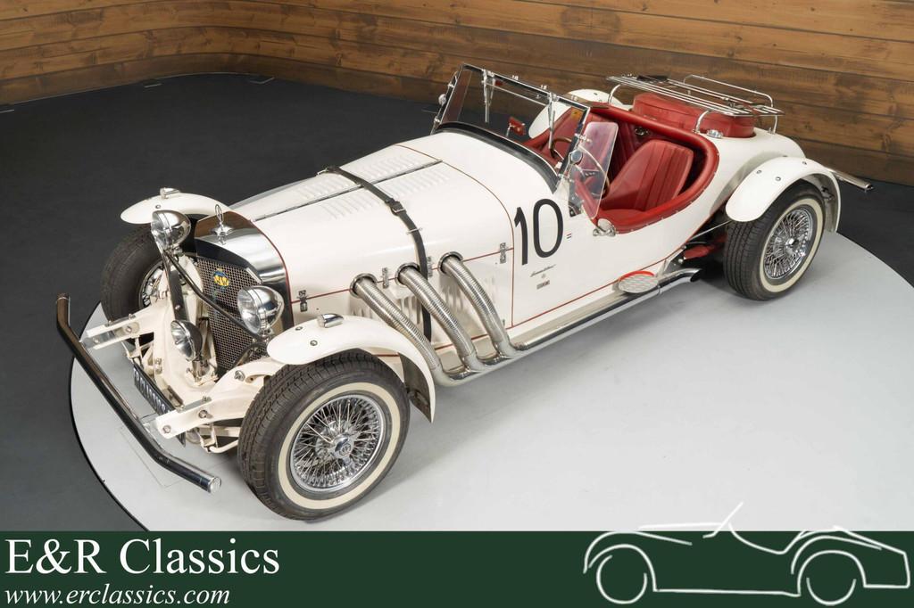 Excalibur SSK | Restored | #10 of 356 Built | 1966, Auto's, Oldtimers, Achterwielaandrijving, Cabriolet, Wit, Leder