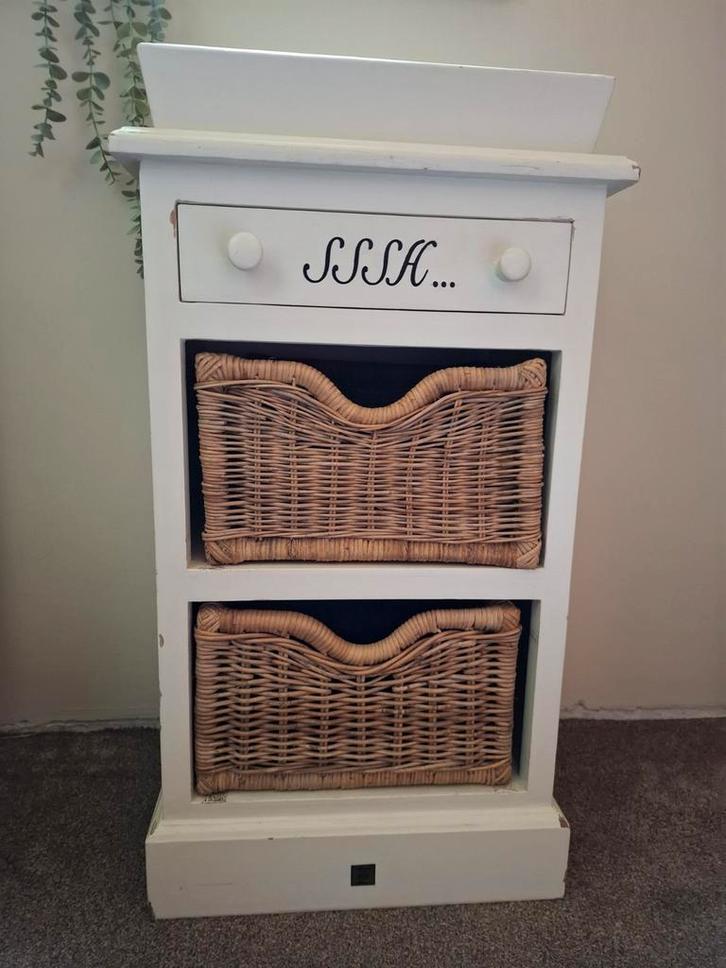 Nachtkastjes Rivièra Maison, Huis en Inrichting, Slaapkamer | Nachtkastjes, Gebruikt, 70 cm of meer, Minder dan 45 cm, Hout, Ophalen