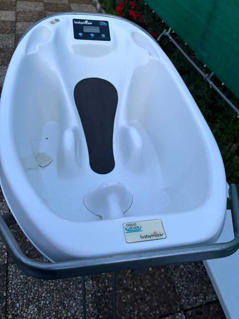 Babymoov Aquascale Babybadje met standaard, Gebruikt, Badje, Standaard, Ophalen