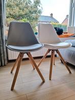 Woonkamer stoelen Scandi, Huis en Inrichting, Ophalen, Kunststof, Gebruikt, Wit