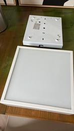 Vierkante metalen plafondlamp Karwei, Ophalen, Zo goed als nieuw, Metaal of Aluminium