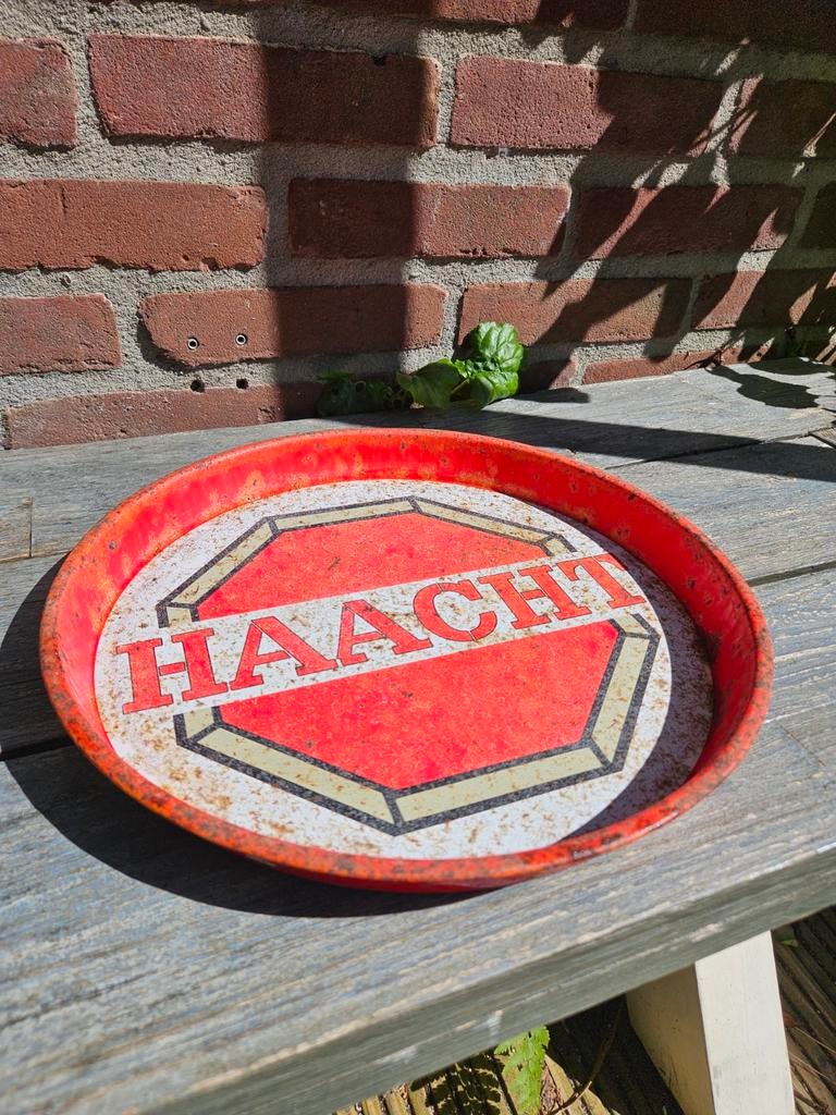 Dienblad van Haacht., Ophalen, Reclamebord, Plaat of Schild, Overige merken