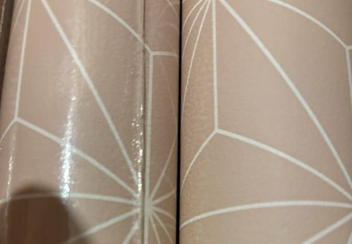 3 rollen roze BRÅKIG behang ArtRebels, PS2014, Huis en Inrichting, Stoffering | Behang, Beige, Roze, 10 tot 25 m², Ophalen of Verzenden