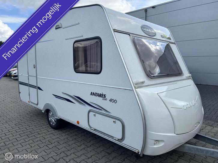CARAVELAIR Antares luxe 400 mover voortent luifel, Caravans en Kamperen, Caravans, Bedrijf, Caravelair, Vast bed, Gascomfoor, Koelkast