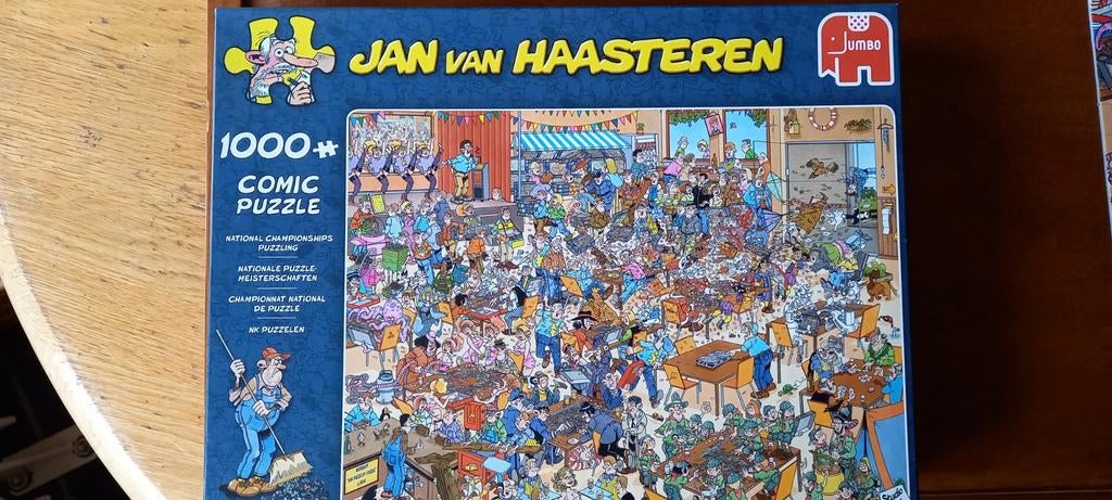 Jan van haasteren NK puzzelen 1000, Ophalen, 500 t/m 1500 stukjes, Zo goed als nieuw