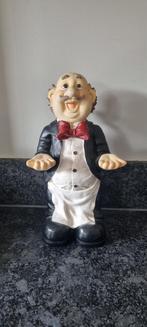 Beeld butler met dienblad - decoratief en functioneel, Ophalen of Verzenden