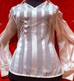 Chique Witte Doorschijnende Blouse. Promiss. Maat S, Ophalen of Verzenden, Zo goed als nieuw, Maat 36 (S), Wit