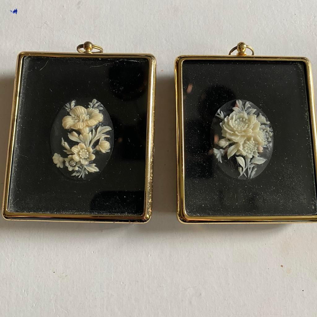 Camee miniatuur Peter Bates, Antiek en Kunst, Ophalen of Verzenden