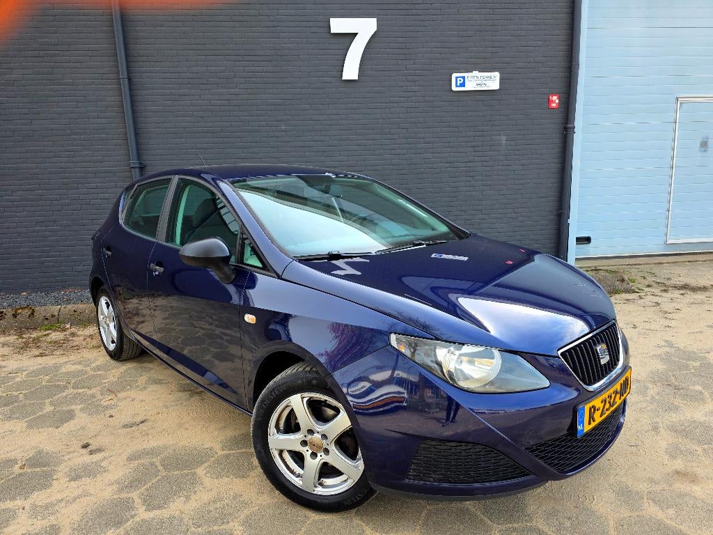 ✅️ Seat Ibiza 1.2 Benzine 2010 ✅️ Nieuwe APK ✅️ 117Dkm ✅️, Auto's, Seat, Voorwielaandrijving, Euro 5, Blauw, Bedrijf