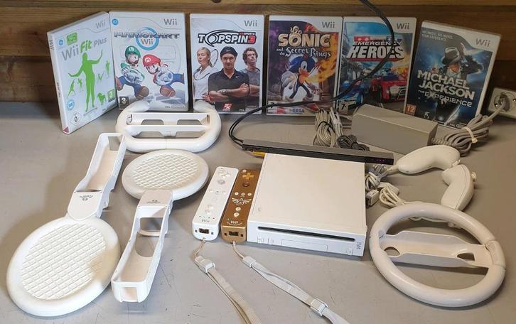Nintendo wii games + complete console + gouden controller, Spelcomputers en Games, Games | Nintendo Wii, Sport, 3 spelers of meer
