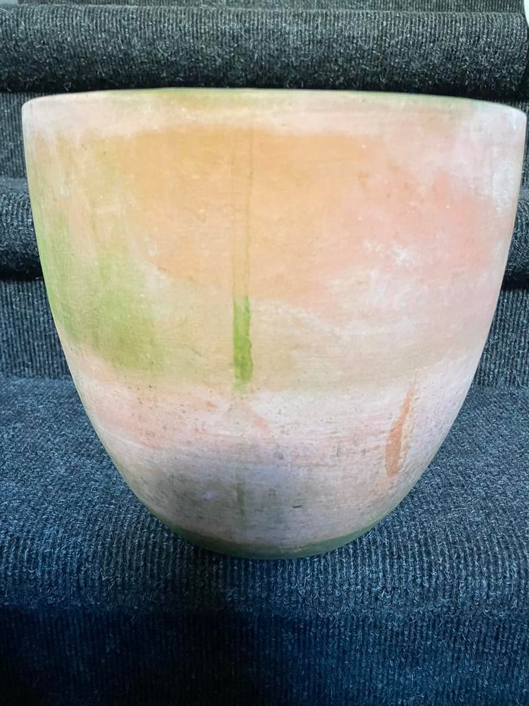 Terracotta bloempot buiten pot, Tuin en Terras, Rond, Ophalen of Verzenden, Zo goed als nieuw, Minder dan 40 cm