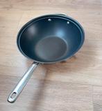 BK rvs wokpan weinig gebruikt, Ophalen of Verzenden, Zo goed als nieuw, Rvs, Wok