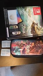 Switch Oled Zelda edition,case,2 sealed games bij Vraagprijs, Spelcomputers en Games, Ophalen of Verzenden, Zo goed als nieuw