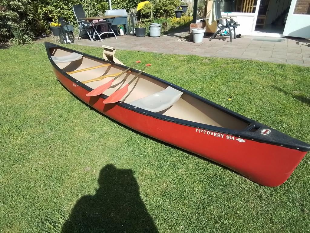 Canadese kano Old Town Discovery 164, Ophalen, Gebruikt, Canadese kano of Open kano, Met peddels