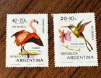 Argentinië 1970 - Ongebruikt vogels (Flamingo, Kolibrie, Ophalen of Verzenden, Zuid-Amerika