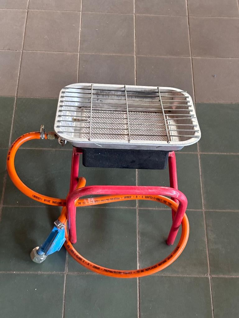 Reecon RE5000FS gasverwarmer Rood Metaal, Ophalen of Verzenden, Gebruikt, Gas, Vloer