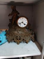 Antieke bronzen klok met beeldje werkt niet, Ophalen