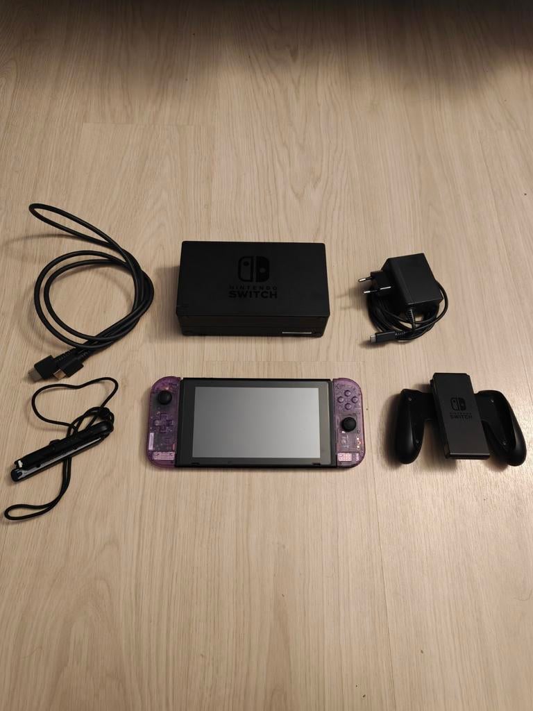 Nintendo switch V1 (unpatched) + extras, Spelcomputers en Games, Spelcomputers | Nintendo Switch, Ophalen, Zo goed als nieuw, Switch Original