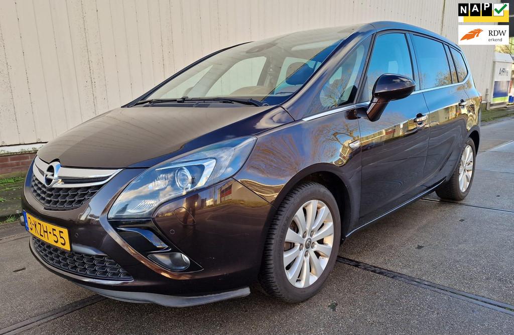 Opel Zafira Tourer 7p. luxe uitvoering nieuwe koppeling, apk, Auto's, 136 pk, Gebruikt, Euro 6, 4 cilinders