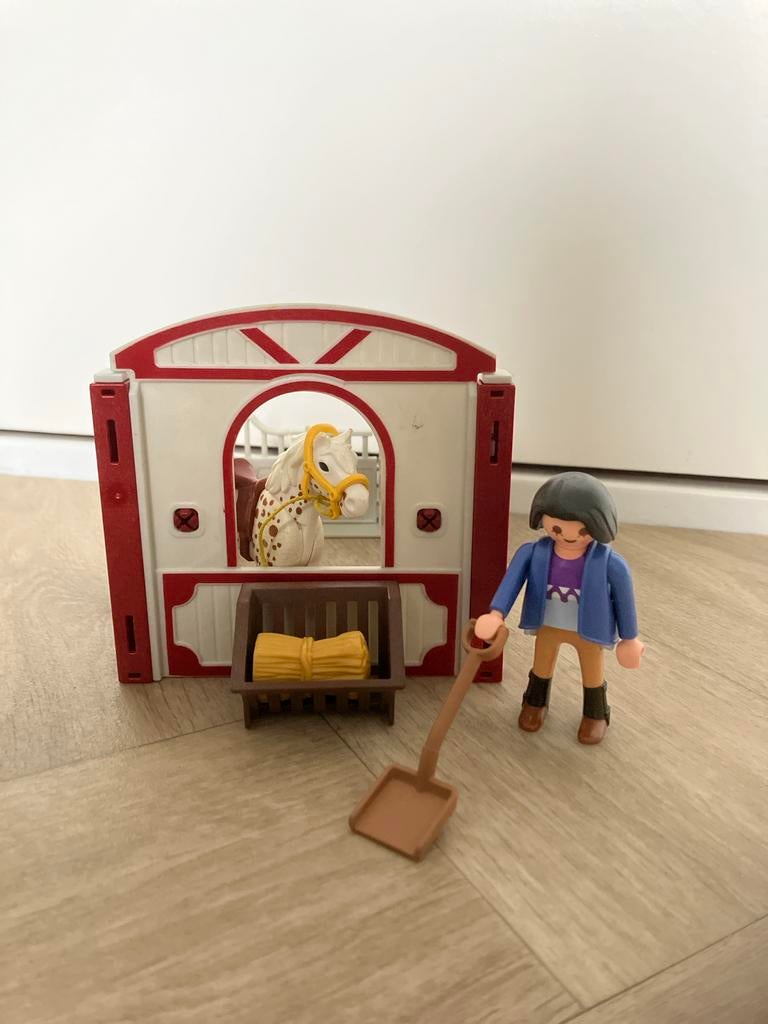 Playmobil 5107 Paardenstal, Kinderen en Baby's, Speelgoed | Playmobil, Ophalen of Verzenden, Gebruikt, Complete set