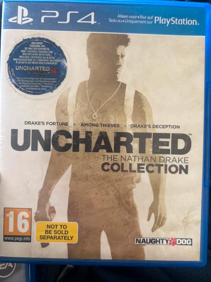 Uncharted: Nathan Drake Collection PS4, Spelcomputers en Games, Games | Sony PlayStation 4, Gebruikt, Avontuur en Actie, 1 speler