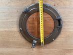2 x messing patrijspoort met spiegel 20cm (decoratie), Watersport en Boten, Ophalen of Verzenden, Gebruikt, Overige typen