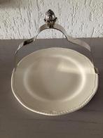 Verzilverde taartplateau zonder bord - 28 cm, Ophalen