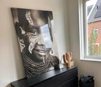 Afrikaans Schilderij - Portret, Ophalen of Verzenden