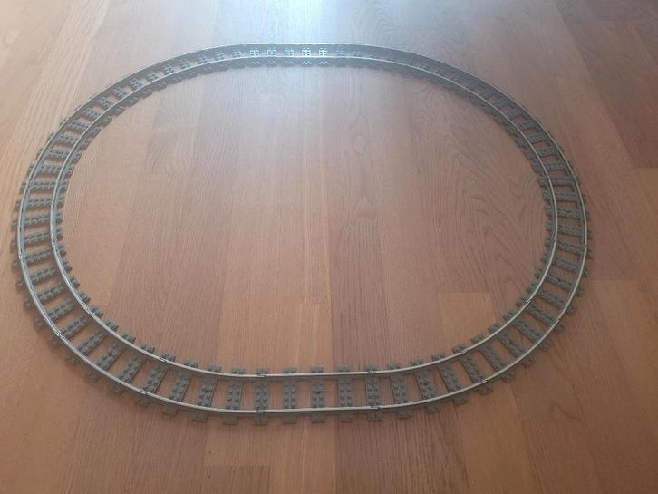 Partij H265=2x Lego 9v trein rails recht + 16x bocht, Kinderen en Baby's, Speelgoed | Duplo en Lego, Gebruikt, Lego, Losse stenen